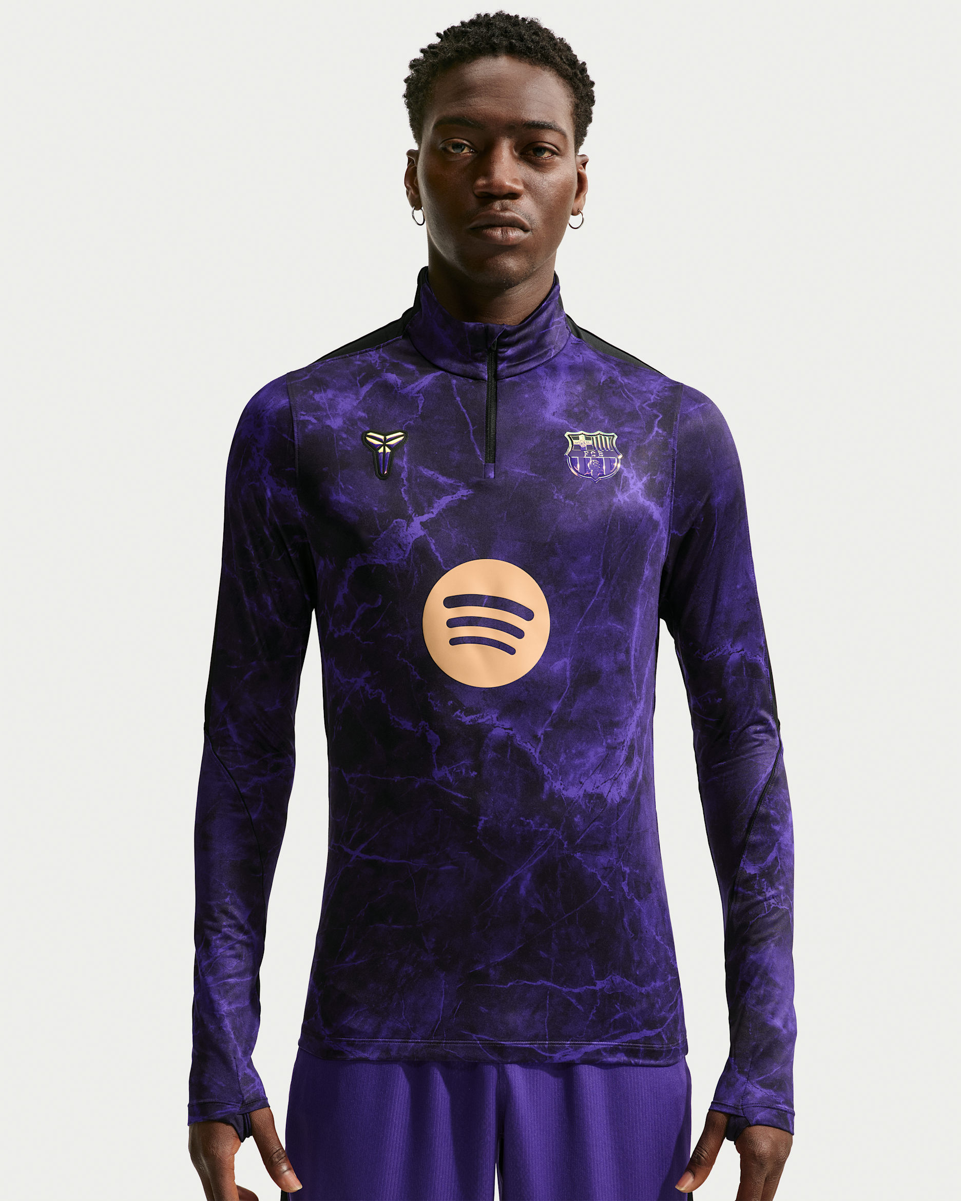 FC Barcelona Strike Away Men's Kobe Dri-FIT Soccer Knit Pre-Match